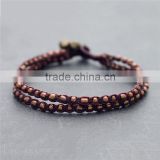 2 rows string bracelet accessories handmade XE09-0283