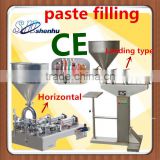 Table type stainless steel paste filler, cosmetic paste filling machine