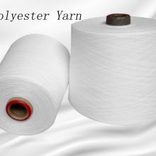 Cone Raw Polyester Yarn Dyed Spun Polyester Yarn White