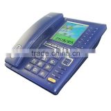 fixed muti-functional speaker corded telephone with big LCD