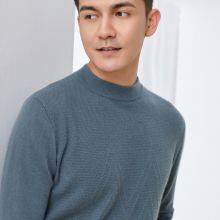 Half Collar Jumpers Sweater/Men Winter Pullover Cashmere Knitted Sweaters thumbnail-3