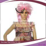 Cheap Punk Party Long Pink Wig thumbnail-1