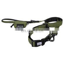 Hot Selling Dog Oxford Waterproof Collars Outdoor Dog Collars and Leashes Set Custom With Dog Poop Bag thumbnail-4