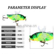 Spinner Fishing Insect Lures Topwater Trolling Wobbler Artificial Cicada Popper Whopper Plopper for Catfish Pike thumbnail-3