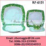 20pcs Popular Personalized Porcelain Wholesale Sets Dinnerware With Sqaure Shape thumbnail-1