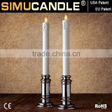 Church LED candle with moving flame and USA, EU patent                        
                                                Quality Choice