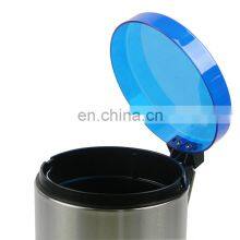 3L 5L 12L Bathroom Decoration Foot Pedal Industrial Steel Waste Bin thumbnail-3
