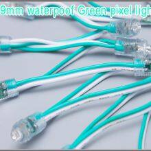 9mm 5V 12V Mini Led Pixel Light Green Color Waterproof Ip68 Lightings For Logo Signs thumbnail-5