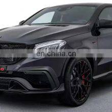 Runde Top Quality For 16-19 Mercedes-benz Gle Upgrade Brabus Carbon Fiber Body Kit Front Lip Rear Lip Spoiler thumbnail-2