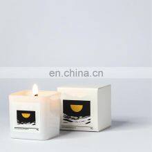 Wholesale Smokeless Wedding Gift Glass Jar Custom Aromatherapy Luxury Fragrance Soy Wax Scented Candle thumbnail-2
