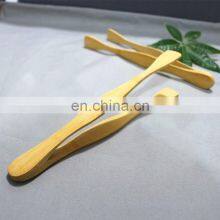Wholesale Eco-friendly Durable Food Tongs Clamp Kitchen Bamboo Toaster Tongs thumbnail-4