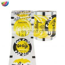 OEM/ODM Flexible Waterproof Plastic Film PET/PP/PE Bubble Tea Cup Sealing Roll Film For 90mm 95 mm Paper Plastic Cup thumbnail-5