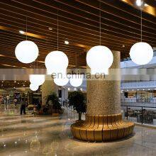 3000K E27 Lampholder Outdoor Hanging Led Light Ball Floating Led Sphere Outdoor Solar Plastic Led Ball Sphere Stone Light Lamp