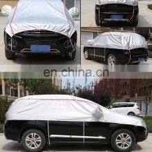 Universal Half Car Cover Waterproof Outdoor Cover Oxford Sun Rain Uv Protection Dustproof Snowproof Car Body Cover for SUV Sedan thumbnail-2