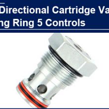 AAK control the sealing ring of Hydraulic Directional Control Cartridge Valve from 5 aspects, ensure 18 months of service life without worry