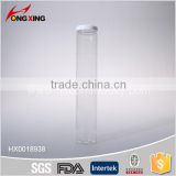 Clear PET plastic tall bottle for nut/candy/honey