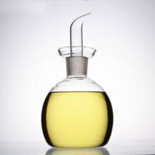 Customized Borosilicate Glass Olive Oil Vinegar Bottle Glass Oil Cruet With Spout thumbnail-1
