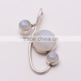 RAINBOW MOONSTONE 925 Sterling Silver Pendant, SILVER JEWELRY EXPORTER,SILVER JEWELRY WHOLESALE,SILVER EXPORTER