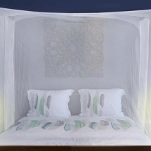 African Polyester Rectangular Mosquito Net With Deltamethrin or Alphacypermethrin, PBO Treated thumbnail-3