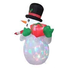 Snowman Inflatable With Holiday Yard Inflatable – Perfect for Christmas Decor thumbnail-3