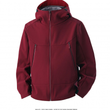 Winter Outdoor Solid Color Three in One Men's and Women's Hooded Waterproof Jacket With Detachable Two-piece Logo Print