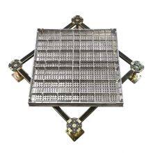 Aluminum Alloy Anti-Static Ventilated Floor Panel 600x600x55mm for Cleanroom Raised Access Floor System ( Uniform Load 1800kg) thumbnail-2
