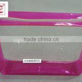 Machining Transparent PVC Plastic Cosmetic Packaging Bags With Side Gusset thumbnail-1