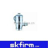 Brushed Chrome Flush Valve Toilet