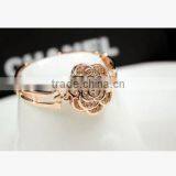2016 Latest Fashion Women Lady Beautiful Flower Bracelet Rose Gold Jewelry thumbnail-2