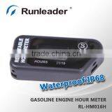 Hour meter for motorcycle, ATV, snowmobile, boat, generator