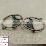 Wholesale Metal Plating Zinc Alloy Hollow Out Cuckoo Bird Pendant thumbnail-5