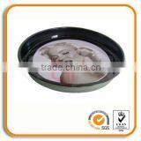Round Metal Tin Tray