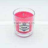 Pink Wax Scented Candle in Glass Jar,multi-colored and Difference Size Are Available thumbnail-1