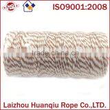 12 Ply 1.5mm Brown and White Cotton Baker's Twine thumbnail-1