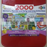 stickers,puzzles and early learning activities