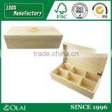 Hot Popular Handcrafted Blue Wooden Tea Box,Wooden Tea Case thumbnail-1