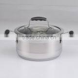 [BSCI Member] Straight Cooking Pot With Casting Silicone Handle thumbnail-1
