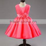 China Party Dress for 2-12 Years Old Girls V Neck Lace Evening Dresses Sleveeless Dress Girl Best Dress for Farewell Party thumbnail-6