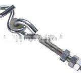 Metal Zinc Plated Swing Hook With 3pcs Bolt in China Zhejiang Rigging Manfuacturer thumbnail-2