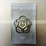 Custom 2-in-1 OEM Handbag Brand Logo Metal Badge thumbnail-2