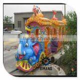 Amusement park rides track luxury elephant train rides elephant train