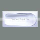 Simple Cast Iron Bath Tub for Bath and Shower W/wo Brass Handles