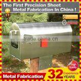 Kindle Waterproof Outdoor Custom Metal Steel American Stainless Steel Post Mailbox Quality Choice