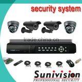 Newly HOT Commercial 4 Channel CCTV Camera Kits Home Security System thumbnail-1