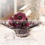 New Design Elegant Purple Glass Plate thumbnail-2