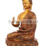 Blessing Buddha Sitting on Base 12" thumbnail-2