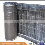 Woven Black Landscape Fabric Welded Wire Back and PP Landscape Fabric 14 ga Silt Fence(UV Resistance)