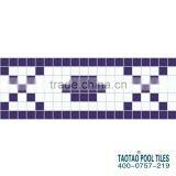 150x300 Decorative Tile Border Line With Glass Mosaic for Pool thumbnail-6