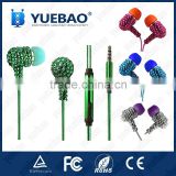 metal earphone with foil aluminum cable