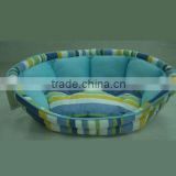 Pet Bed with Stripes